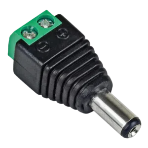 Захранващ конектор с болт BRAVAS 12v,2,1/5,5mm Мъжки